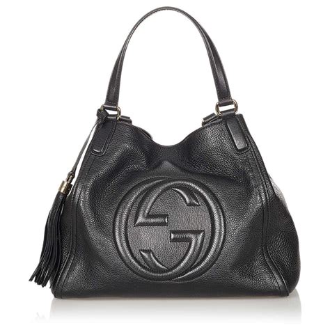 sac gucci cabas noir|gucci handbags.